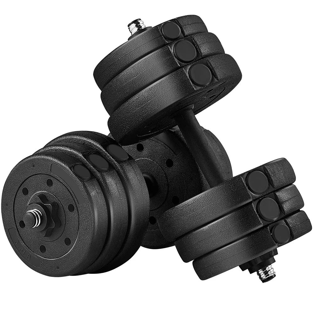 55Lb Adjustable Dumbbell Weight Set for Home Gym,Black