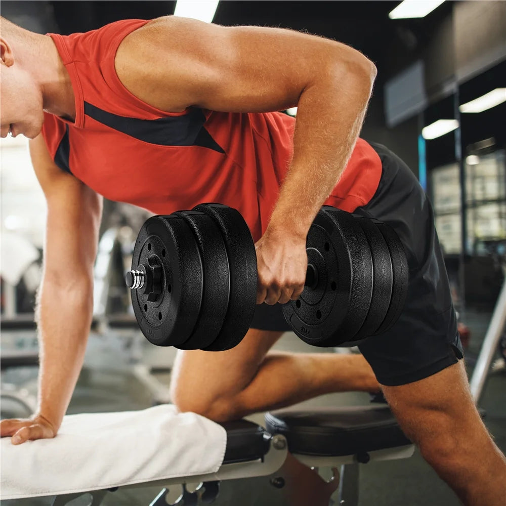 55Lb Adjustable Dumbbell Weight Set for Home Gym,Black